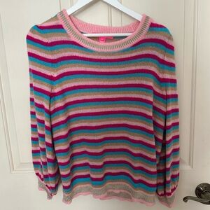 Lilly Pulitzer Multicolor Striped Sweater excellent condition